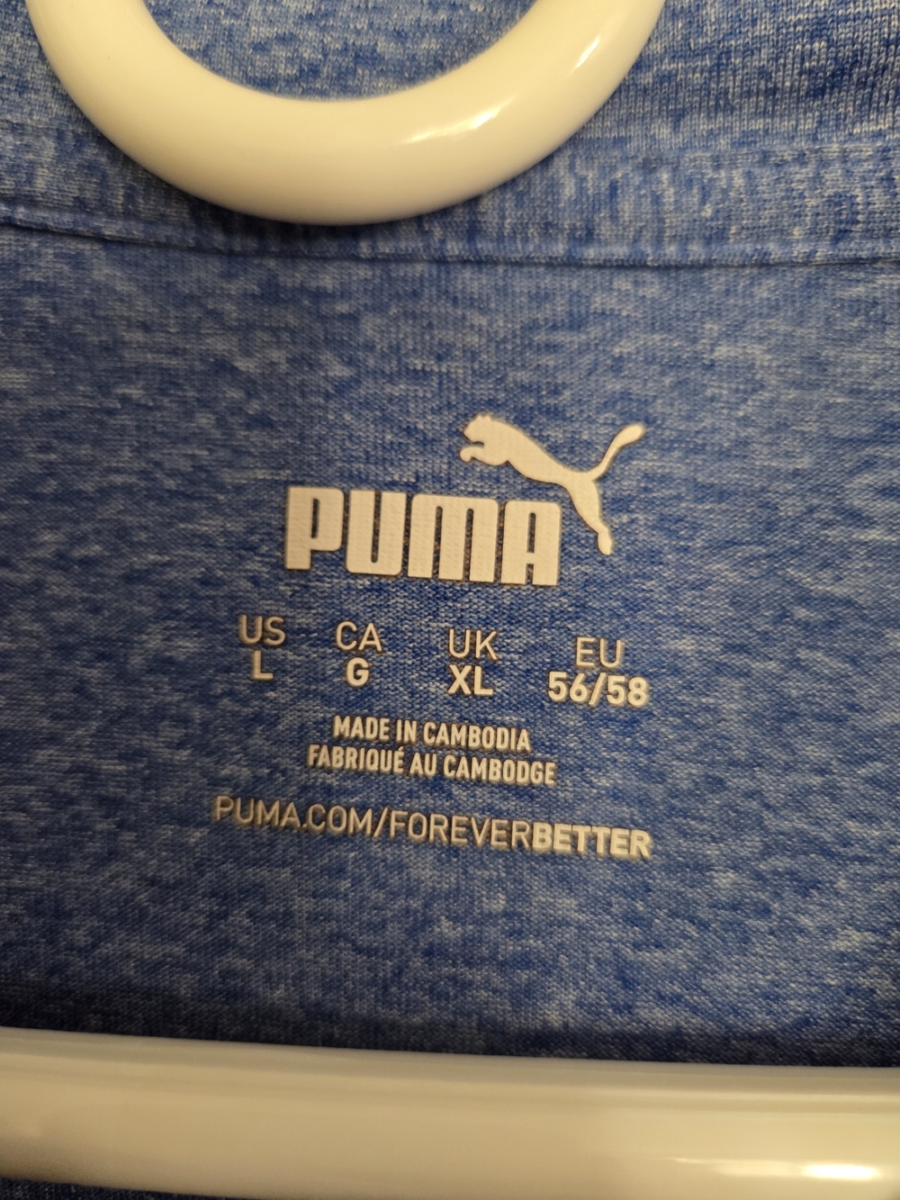 PUMA Men’s Blue Polo Shirt - Picture 6 of 6